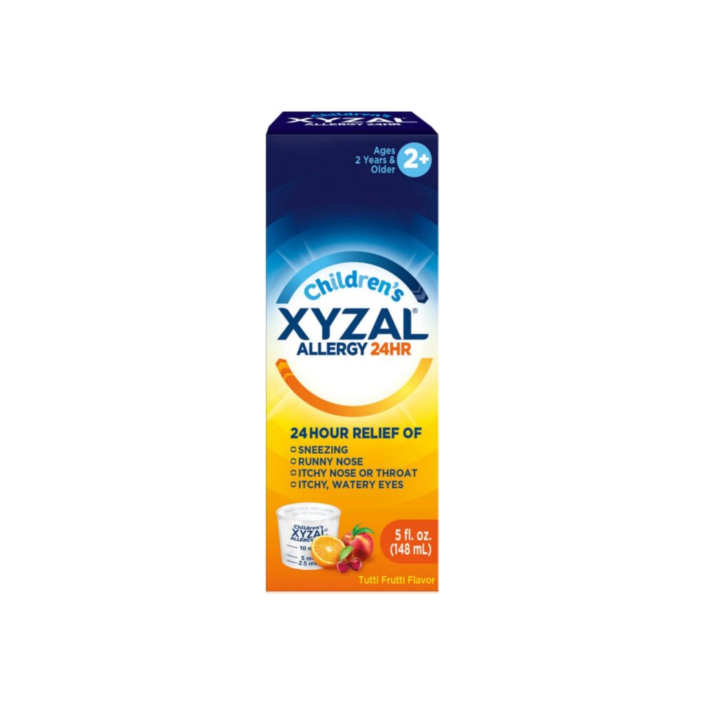 Xyzal Children’s 24 Hour Allergy Relief Liquid, Tutti Frutti Flavor 5