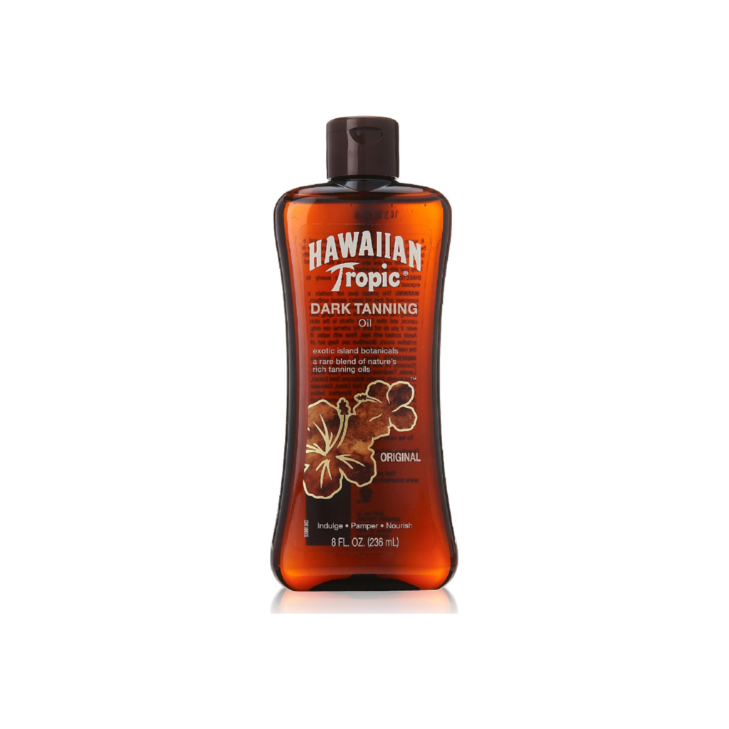 Hawaiian Tropic Dark Tanning Oil Original 8 oz valpacks