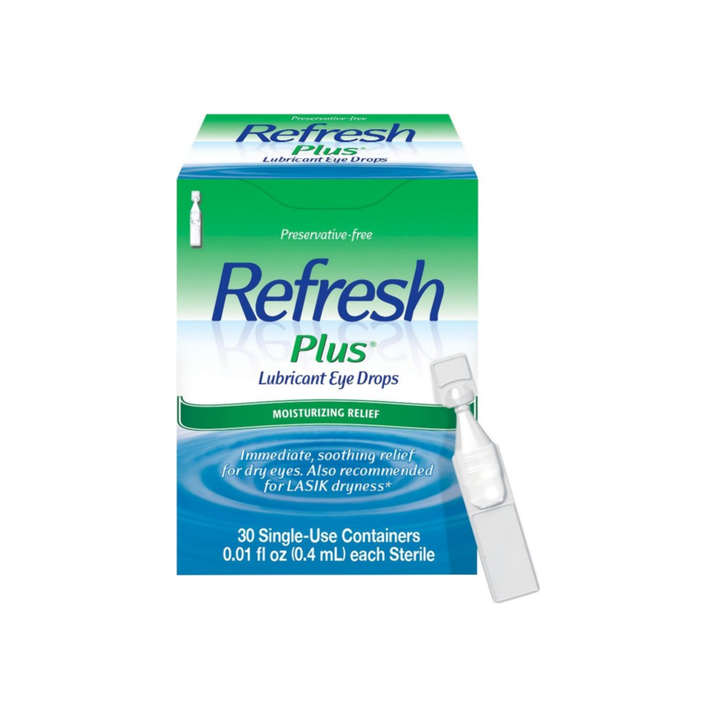REFRESH PLUS Lubricant Eye Drops SingleUse Containers 30 Each valpacks