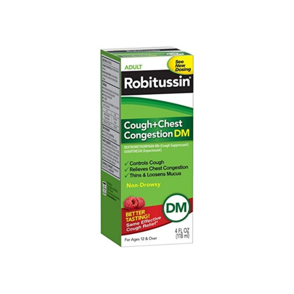 Robitussin Cough + Chest Congestion DM, 4 oz valpacks
