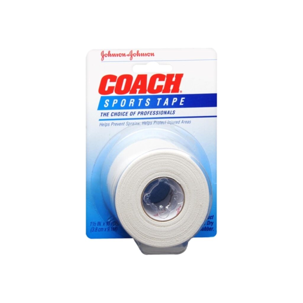 JOHNSON & JOHNSON COACH Sports Tape 11/2 Inches X 10 Yards valpacks