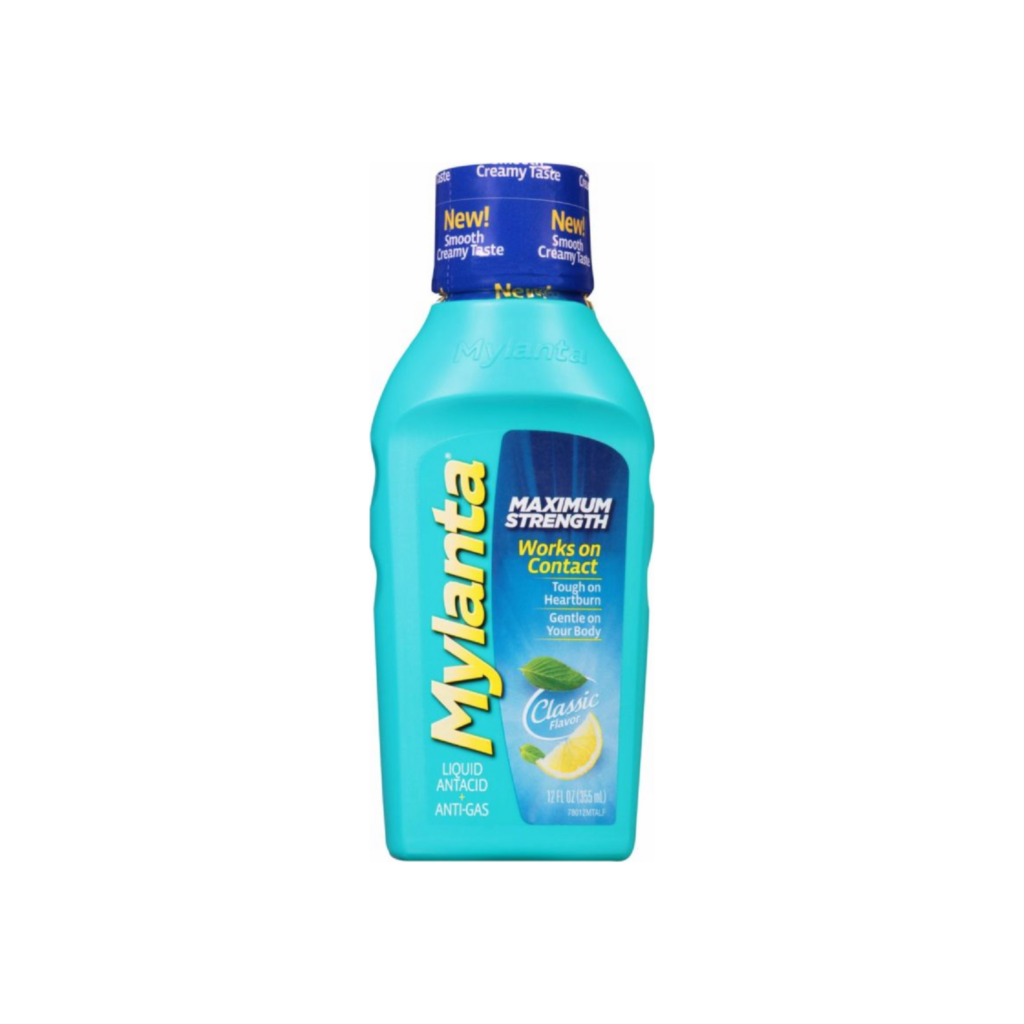 MYLANTA Maximum Strength Liquid Antacid + AntiGas, Classic Flavor 12