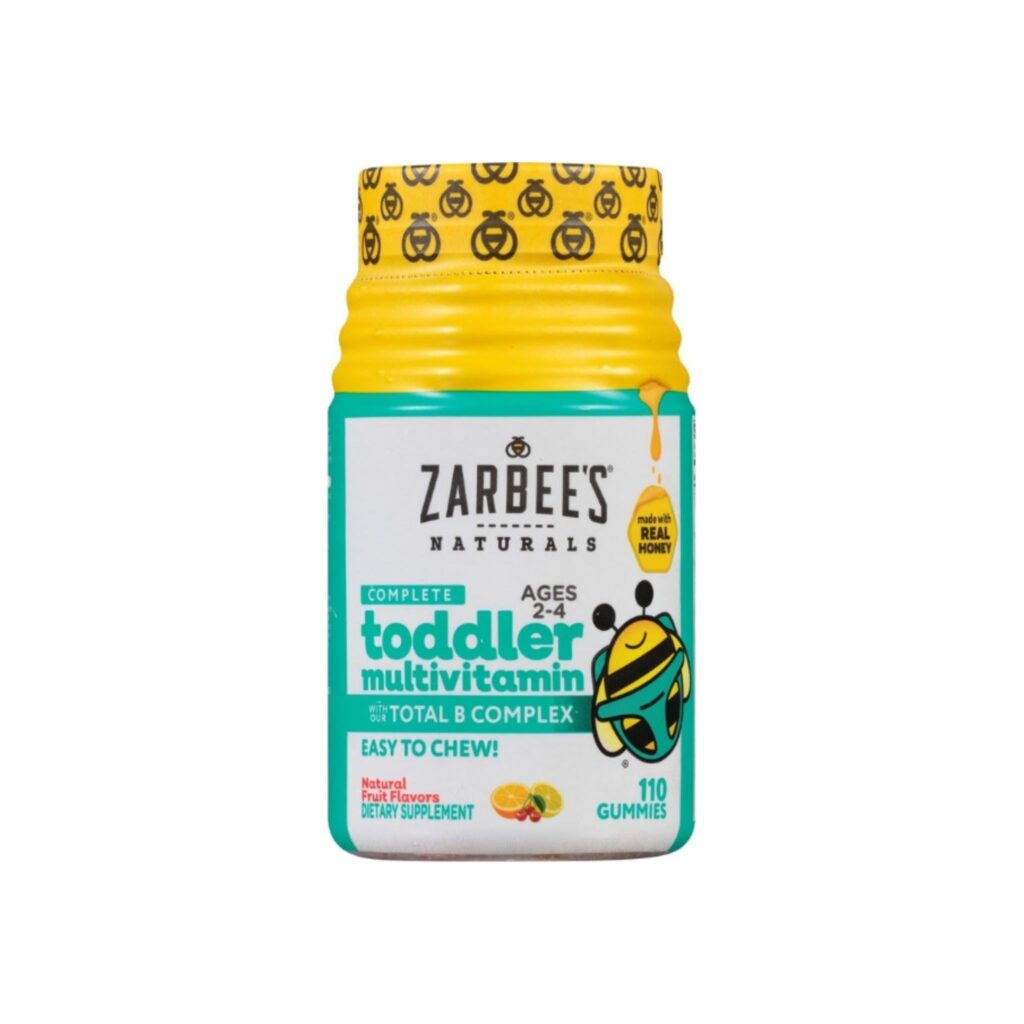 ZarBee’s Naturals Toddler Complete Multivitamin Easy Chew Gummies, 110